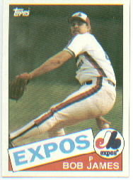 1985 Topps Baseball Cards      114     Bob James